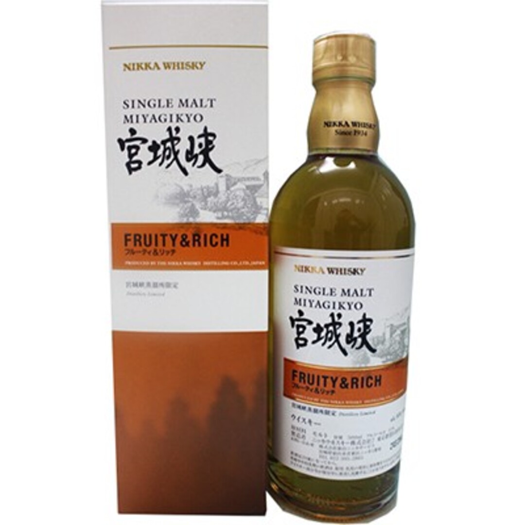 宮城峽花果風味桶原酒威士忌 500ml (橘)